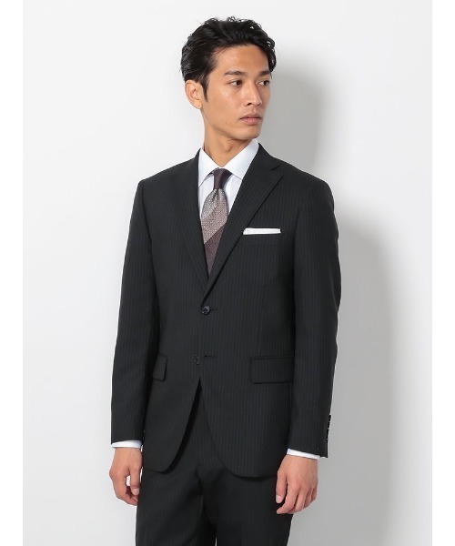 「Perfect Suit FActory」 スーツ A4 ブラック メンズ