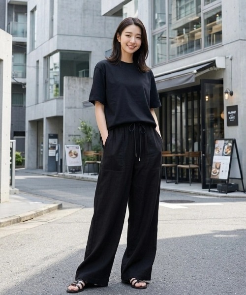 Hanes（ヘインズ） tシャツ Hanes/へインズ T-SHIRTS KURO/クロ 黒