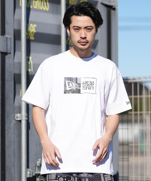 【FR2港限定】 ペイズリーTシャツ&白半袖Tシャツ　ショッパー付き NEW ERA（ニューエラ） tシャツ 半袖 Tシャツ Oriental Paisley