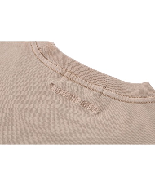 A BATHING APE（アベイシングエイプ） tシャツ GARMENT DYE ONE POINT 
