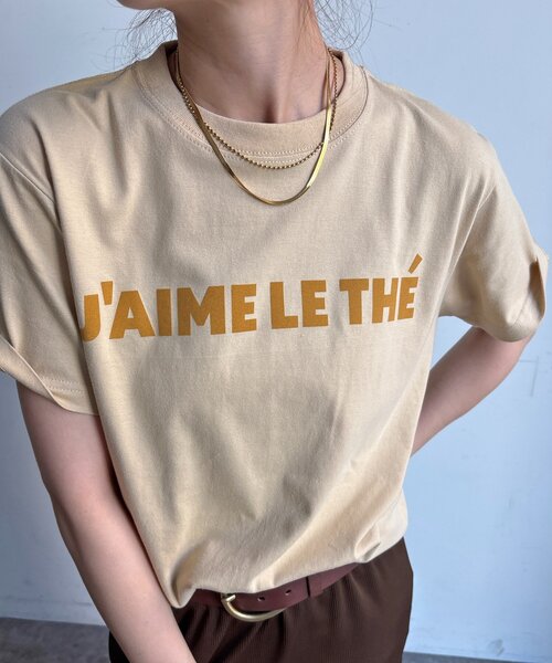 DouDou（ドゥドゥ） tシャツ 半袖 JAIMELETHEフロッキーロゴTEE