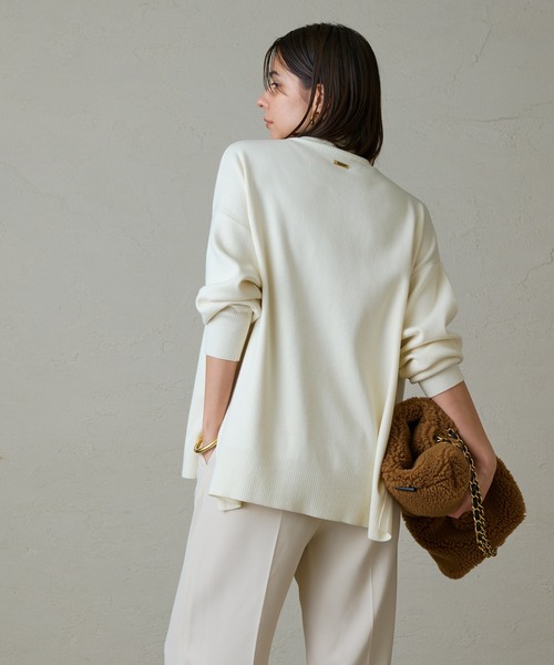 「LOUNGEDRESS」 長袖ニット FREE アイボリー レディース_画像2