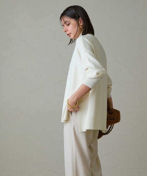 「LOUNGEDRESS」 長袖ニット FREE アイボリー レディース_画像4