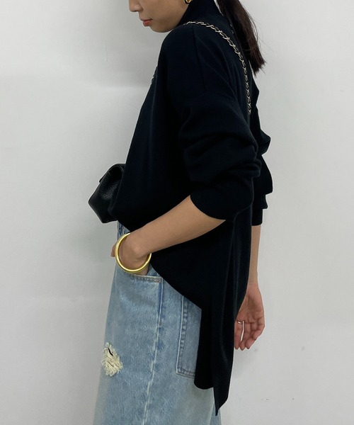 「LOUNGEDRESS」 長袖ニット FREE アイボリー レディース_画像7