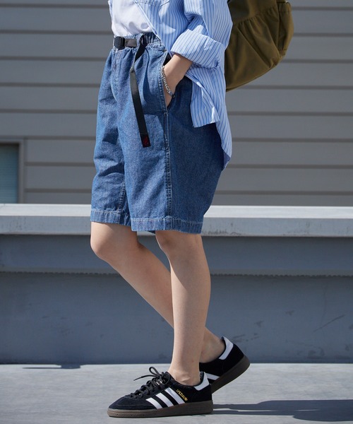 Gramicci（グラミチ） ワイドパンツ ジーンズ JAPANESE CHAMBRAY SHORT
