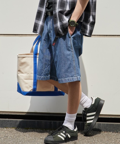 Gramicci（グラミチ） ワイドパンツ ジーンズ JAPANESE CHAMBRAY SHORT