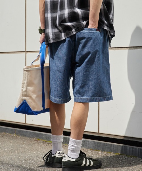 Gramicci（グラミチ） ワイドパンツ ジーンズ JAPANESE CHAMBRAY SHORT