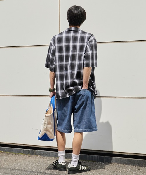 Gramicci（グラミチ） ワイドパンツ ジーンズ JAPANESE CHAMBRAY SHORT