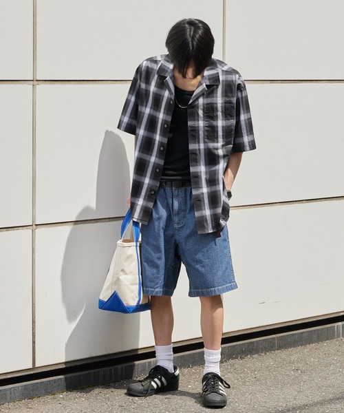 Gramicci（グラミチ） ワイドパンツ ジーンズ JAPANESE CHAMBRAY SHORT