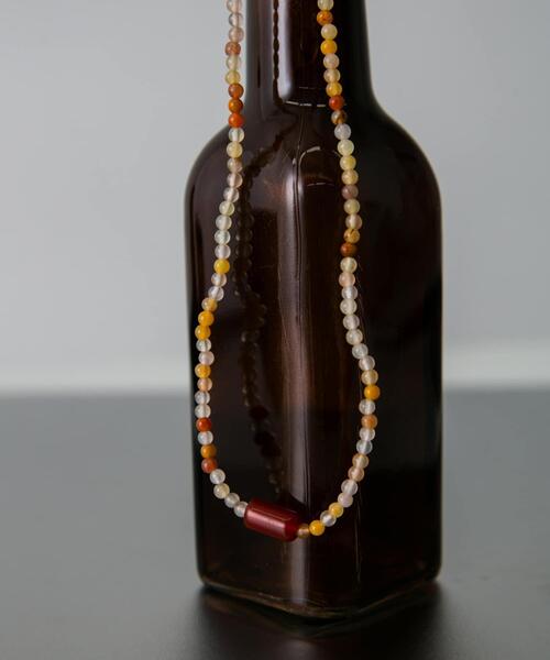 ネックレス SMELLY so’　yellowaventurine necklace レディースの画像