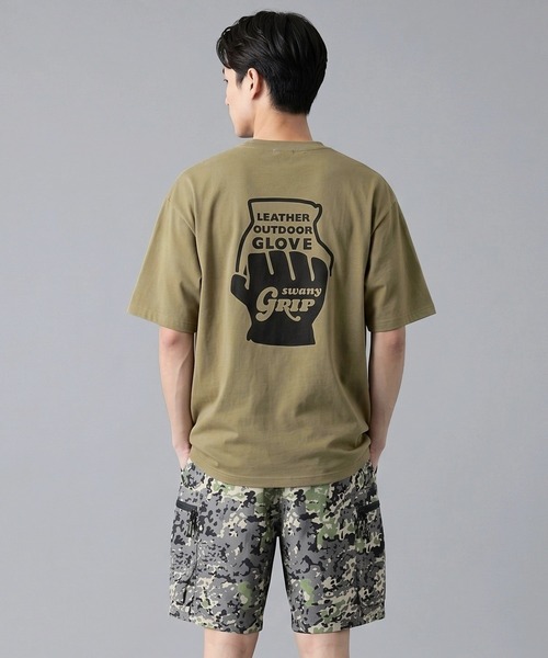 GRIP SWANY（グリップスワニー） tシャツ 「GSMCT-117」 GLOVE LOGO