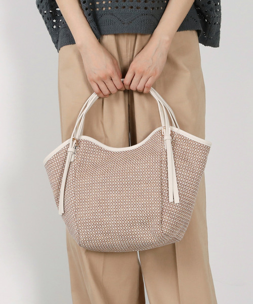 MELROSE claire（メルローズクレール） トートバッグ 「メッシュトート