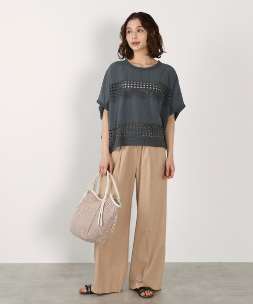 MELROSE claire（メルローズクレール） トートバッグ 「メッシュトート