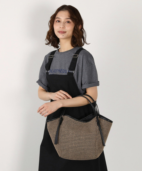 MELROSE claire（メルローズクレール） トートバッグ 「メッシュトート