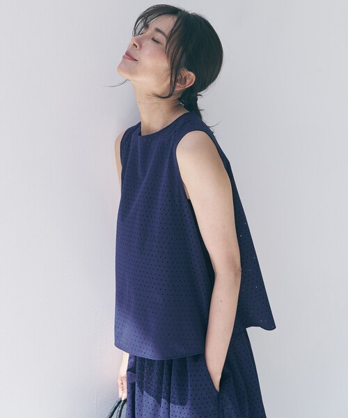 UNFILO（アンフィーロ） ブラウス シャツ 「セットアップ着用可」FINE 