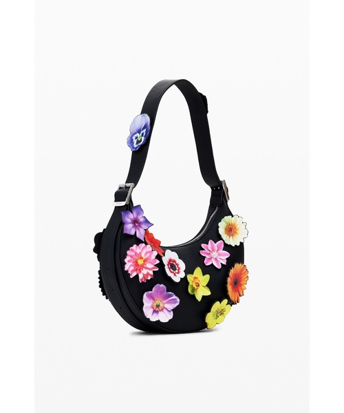 ショルダーバッグ バッグ 「Desigual x Tyler McGillivary」 3Dフラワーコラボフェイクレザーショルダーバッグ レディース | Desigual