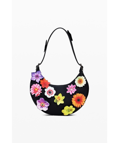 ショルダーバッグ バッグ 「Desigual x Tyler McGillivary」 3Dフラワーコラボフェイクレザーショルダーバッグ レディース | Desigual | 02