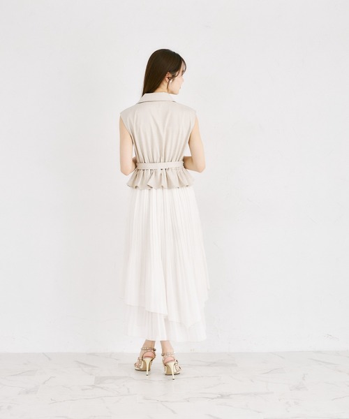 tocco closet（トッコ クローゼット） ワンピース イレヘムプリーツ