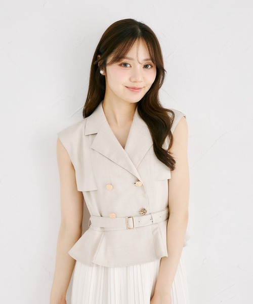 tocco closet（トッコ クローゼット） ワンピース イレヘムプリーツ