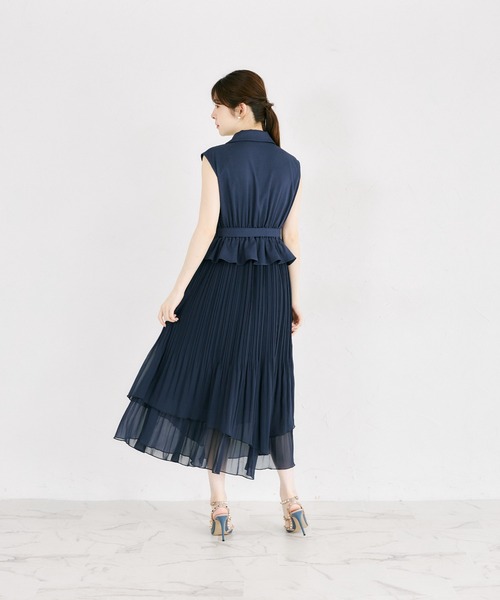 tocco closet（トッコ クローゼット） ワンピース イレヘムプリーツ 
