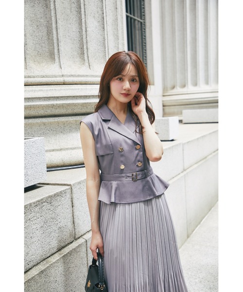 tocco closet（トッコ クローゼット） ワンピース イレヘムプリーツ