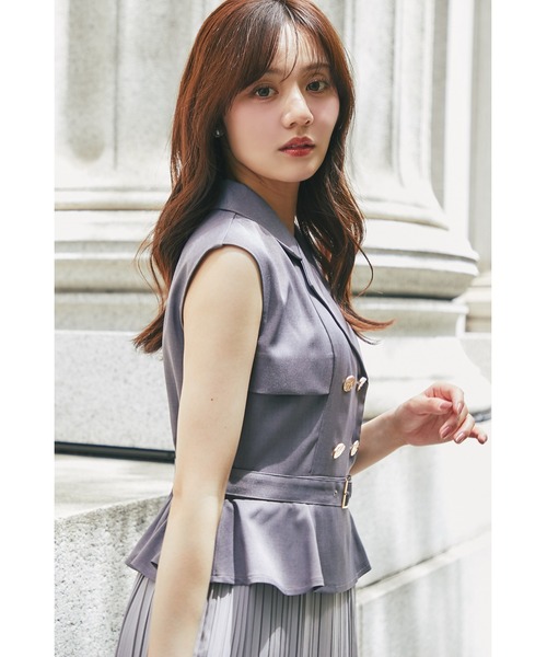 tocco closet（トッコ クローゼット） ワンピース イレヘムプリーツ