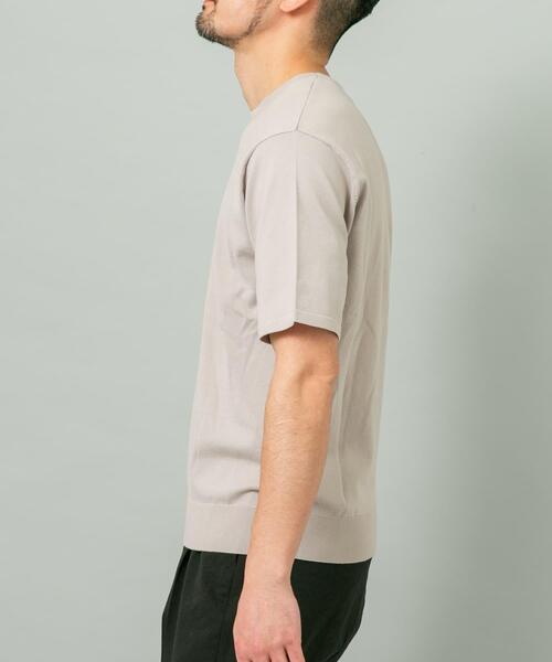 「URBAN RESEARCH ROSSO MEN」 半袖ニット LARGE ブルー系その他 メンズ_画像7