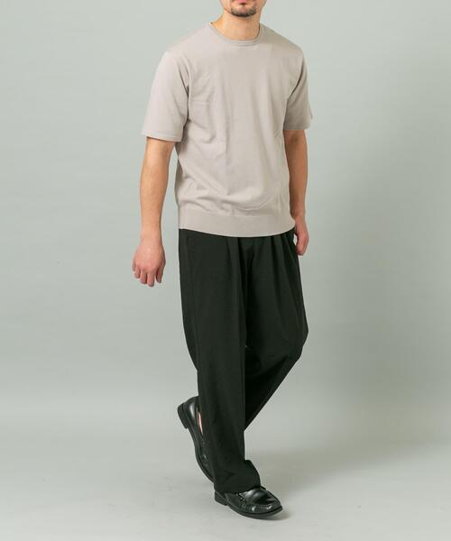「URBAN RESEARCH ROSSO MEN」 半袖ニット LARGE ブルー系その他 メンズ_画像8