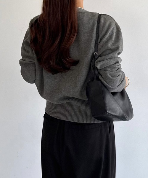 「callautia」 ニットカーディガン LARGE ブラック レディース_画像7