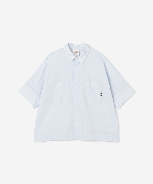 Danton（ダントン） 半袖シャツ 36 サックスブルー レディース
