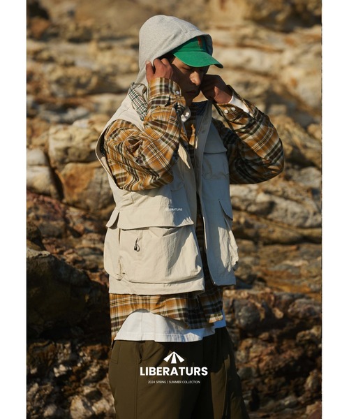 LIBERATURS ベスト ジレ フィッシングユーティリティベスト/FISHING