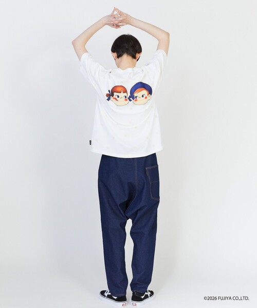 「FRAPBOIS」 「milky」半袖Tシャツ 2 ブラック レディース_画像4