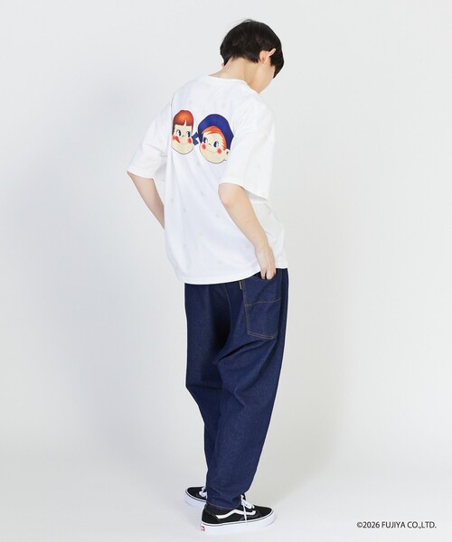 「FRAPBOIS」 「milky」半袖Tシャツ 2 ブラック レディース_画像5