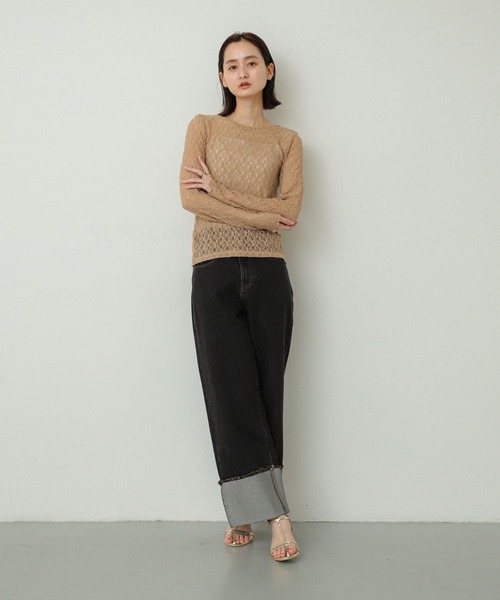 「SENSE OF PLACE by URBAN RESEARCH」 カーディガン ONE ネイビー レディース_画像7