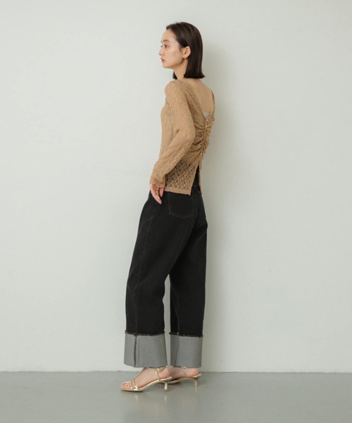 「SENSE OF PLACE by URBAN RESEARCH」 カーディガン ONE ネイビー レディース_画像8
