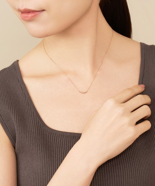 va vendome aoyama ネックレス K10PG ダイヤモンドネックレス