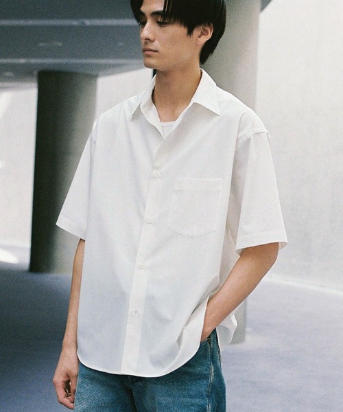 epnok シャツ 「EPNK」Tie-dye cut off check shirt / タイ