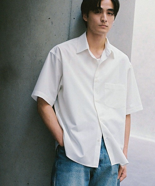 トップス NEW BASIC MICRO SPAN BOX H/S SHIRT NEW BASIC MICRO SPAN BOX H/S SHIRT（シャツ/ブラウス）｜WYM