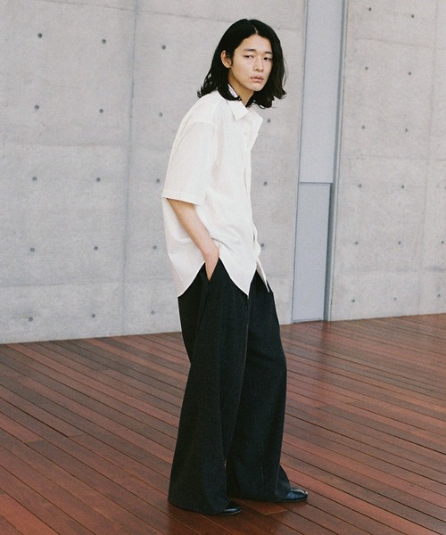 トップス NEW BASIC MICRO SPAN BOX H/S SHIRT NEW BASIC MICRO SPAN BOX H/S SHIRT（シャツ/ブラウス）｜WYM