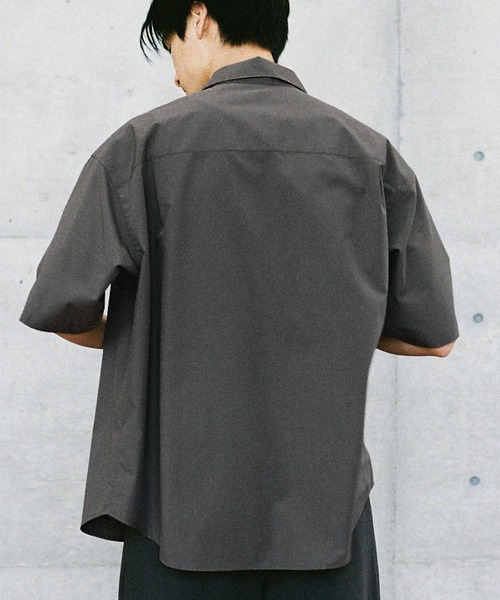 【未使用】BRIEFING ミニマムクールシャツ GIZA SHIRTS【MINOTAUR INST. ミノトール インスト ワイド