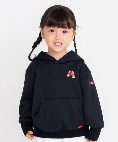 MIKI HOUSE（ミキハウス） パーカー ロゴ刺繍フーディー キッズ 子供服 