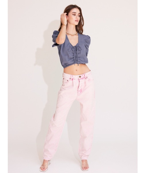 ALEXIA STAM（アリシアスタン） ブラウス シャツ Puff Sleeve Top