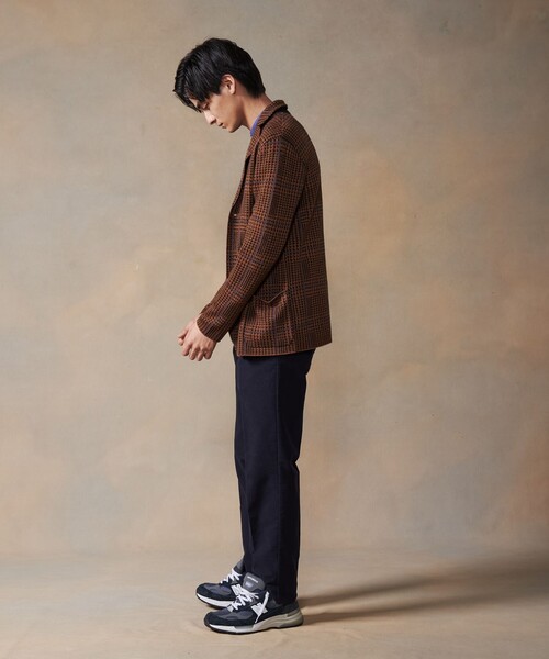 J.PRESS カーディガン ダブルジャガードニットジャケット メンズ