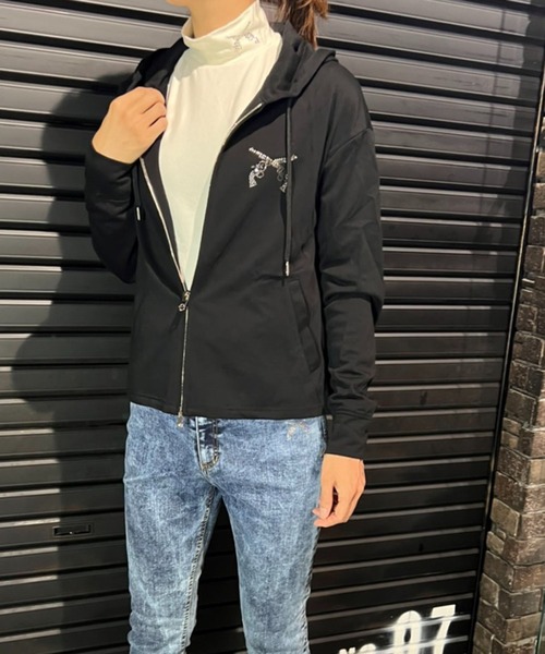 ロアーガンズ レディース高級パーカー roar guns パーカー OVERSIZE HOODIE レディース : ZOZOTOWN