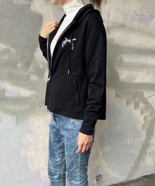 roar guns（ロアーガンズ） パーカー OVERSIZE HOODIE レディース