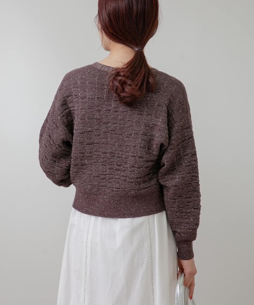 URBAN RESEARCH ROSSO｜F by ROSSO ラメニットビスチェ+