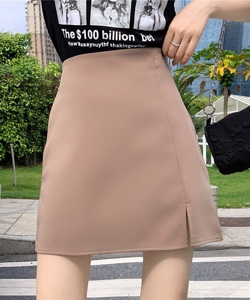 Mayree スカート 「Mayree」フロントスリットミニスカート