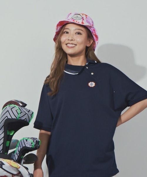 DECEMBERMAY 帽子 ハット Tie dye art iridescent Bucket hat