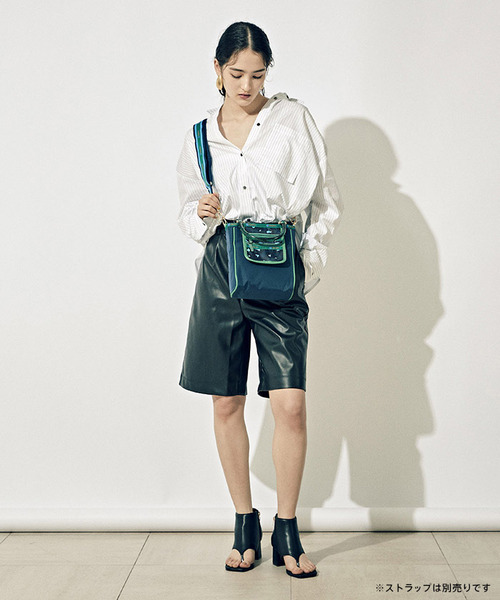 LeSportsac トートバッグ SM 2 ZIP POCKET TOTE ネイビーハート