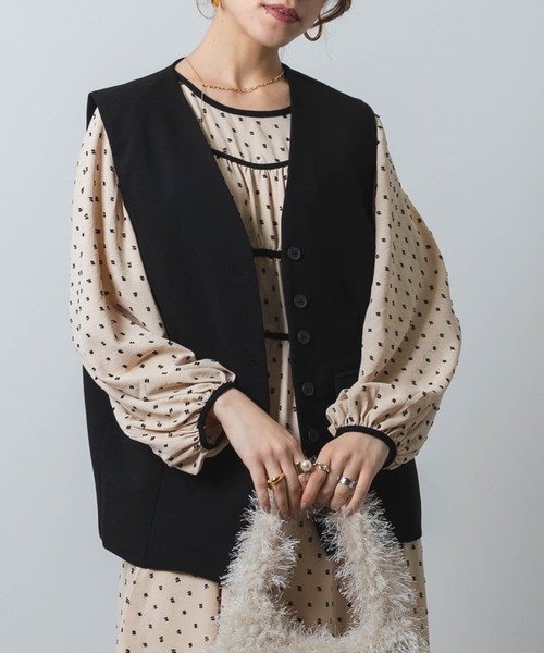 ベスト ジレ ノーカラージレ レディース : ZOZOTOWN Yahoo!店 - 通販